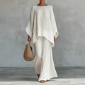 Relaxed Linen-Blend Two-Piece Set